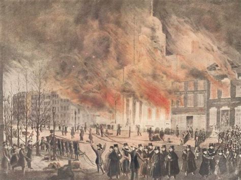 Great fire of NY-1835 | The great fire, Nyc history, New york city