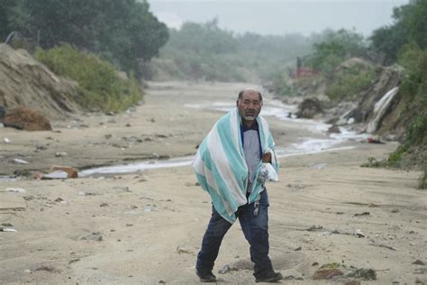 Hurricane Tammy makes landfall on the Caribbean's Barbuda as Category 1 hurricane