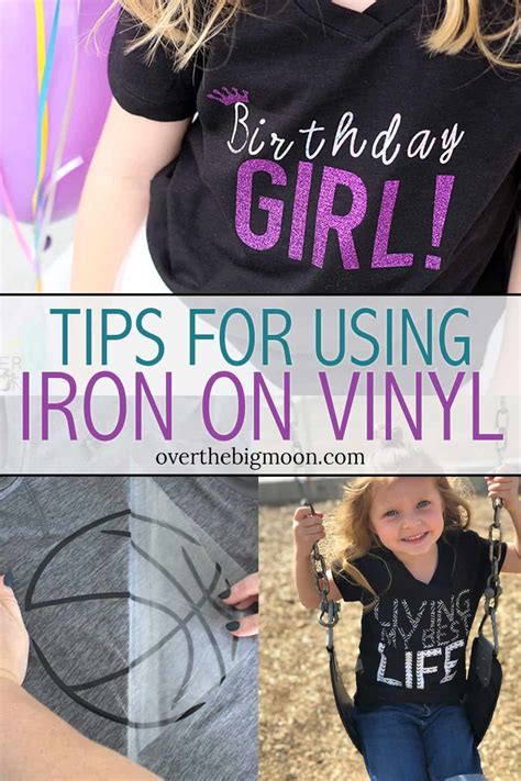 Tips for Using Iron On Vinyl - Over the Big Moon