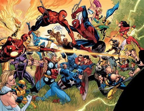 Marvel Comics Photo: Marvel Fight | Marvel fight, Marvel wallpaper ...