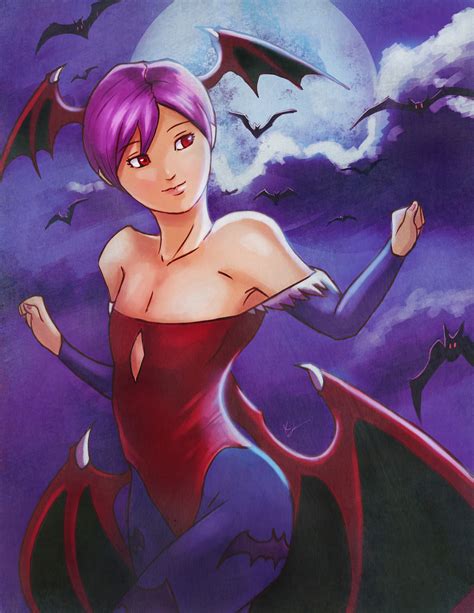 Lilith fan art from darkstalkers | Behance