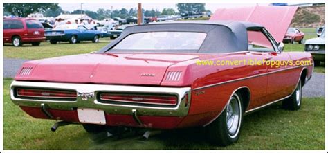 1969-70 Dodge Polara & Monaco Convertible Tops and Convertible Top Parts