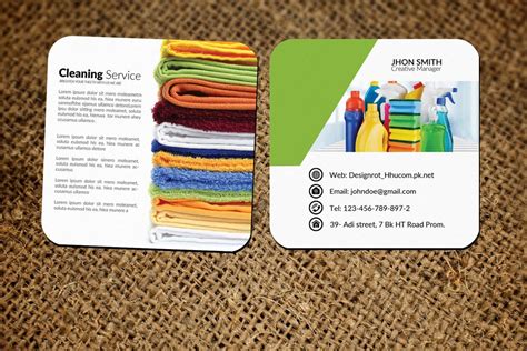 Cleaning Service Business Cards Templates Free