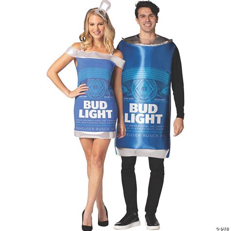 Adults Bud Light Beer Couple Costumes | Halloween Express