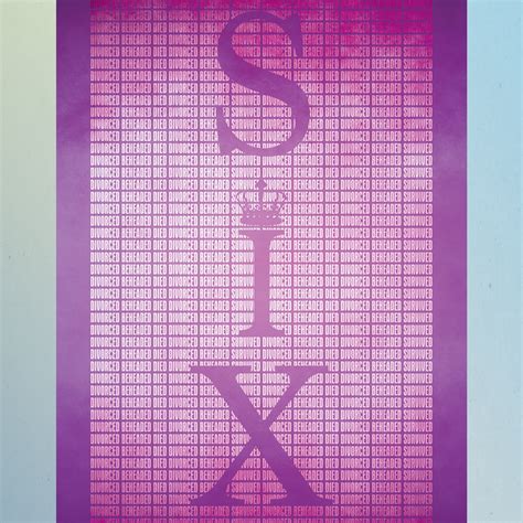 Six the Musical Lyric Poster - Etsy