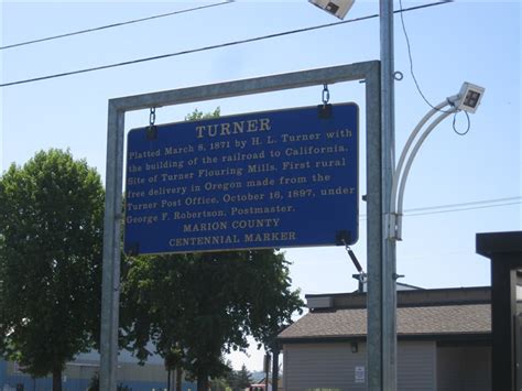 Turner, Oregon - Oregon Historical Markers on Waymarking.com