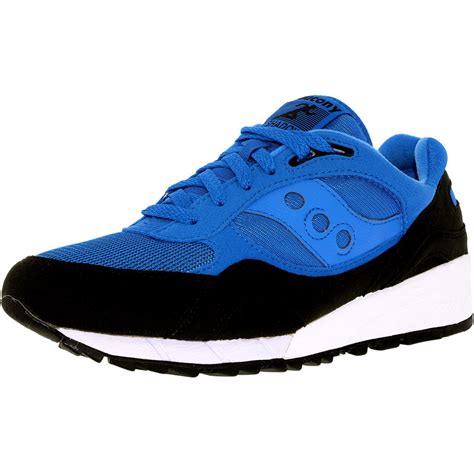 Saucony Men's Shadow 6000 Blue/Black Ankle-High Fashion Sneaker - 10M ...