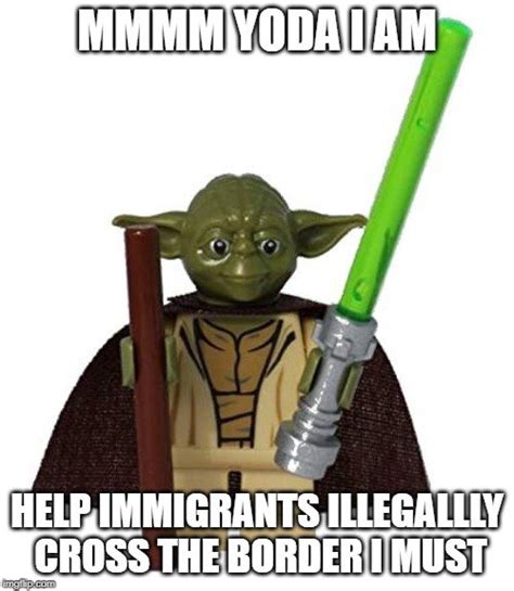 صرير غير فعال تسطير lego yoda meme صوفي دمية اللحم المفروم