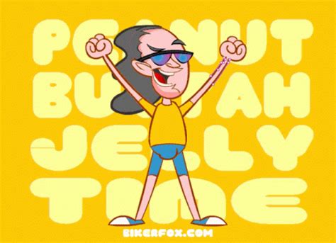 Peanut Butter Jelly Time Happy Dance Animation GIF | GIFDB.com