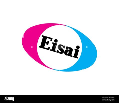 Eisai company, rotated logo, white background B Stock Photo - Alamy