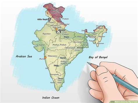 Tamil Nadu South India Map