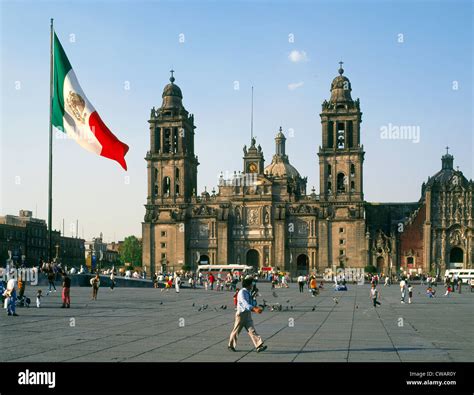 Mexico Mexico City Plaza de la Constitucion Stock Photo - Alamy