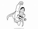 Free Coloring Pages Of Superman sketch template