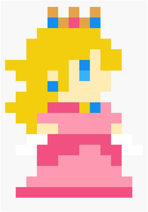 Super Mario Bros Princess Peach Pixel