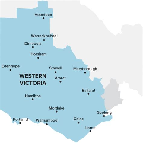 Map Western Victoria · RWAV