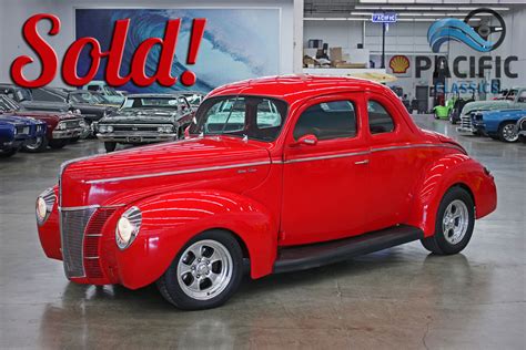 1940 Ford Deluxe RED – Pacific Classics