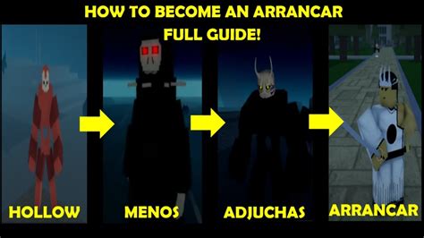 How To Become An Arrancar/Adjucar *FULL GUIDE* EASY! | Roblox Soul War ...