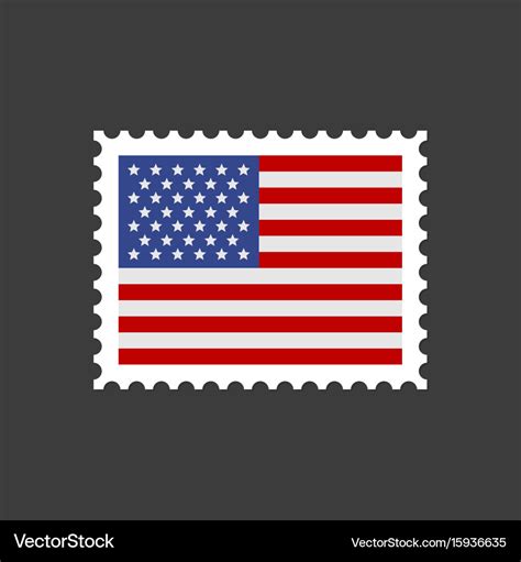 Postage Stamps Values Us Flag