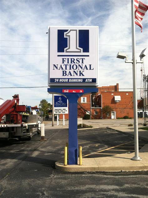 First National Bank - Brady Sign Company