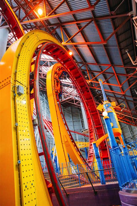 The World's Tallest Indoor Roller Coaster... In Edmonton, Canada - Hand ...