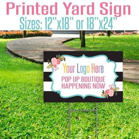 Custom Yard Signs Printed Yard Sign