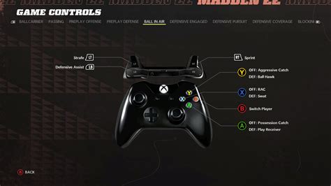 Madden NFL 22 Controls Settings For Xbox One - An Official EA Site