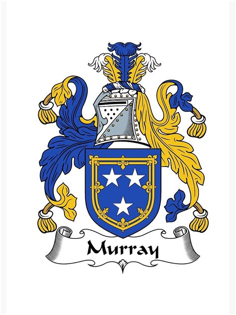 "Murray Coat of Arms / Murray Family Crest" Spiral Notebook by ...