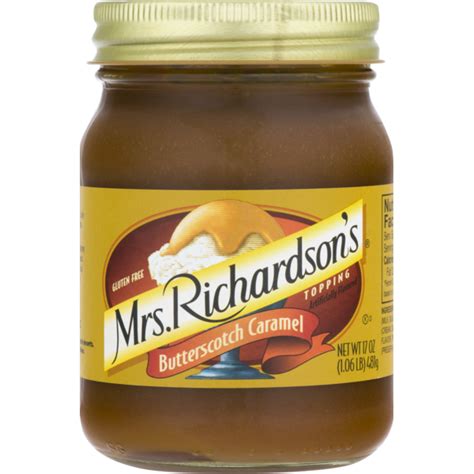 Mrs. Richardson's Toppings Butterscotch Caramel (17 oz) - Instacart