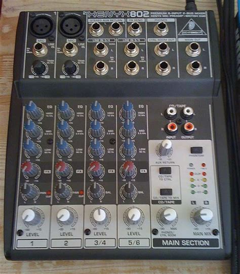 Behringer Xenyx 802 image (#49621) - Audiofanzine