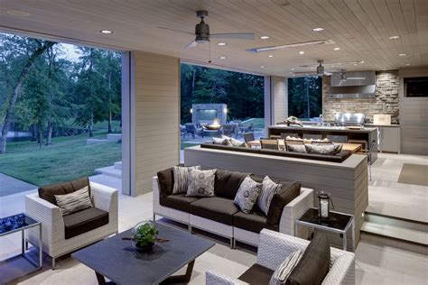 Louisiana Contemporary Estate - | Outdoor living rooms, Contemporary patio, Outdoor living space