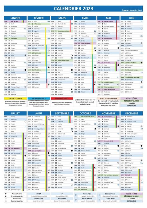 Calendrier 2023 Avec Les Saints Du Jour Calendrier 2023 | Images and ...