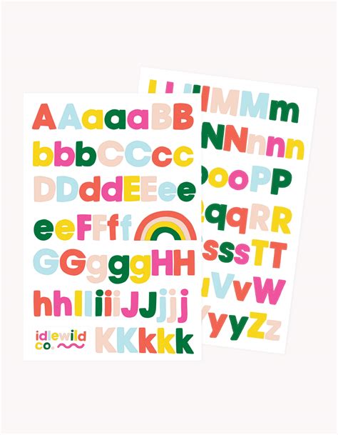 Alphabet SuperShapes Stickers | lupon.gov.ph