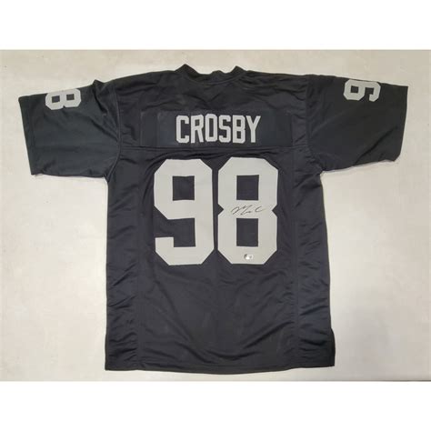 Maxx Crosby Signed Jersey (Beckett) | Pristine Auction