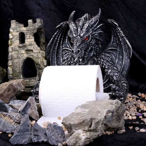 Obsidian Dragon Toilet Roll Holder | Toilet roll holder, Roll holder ...