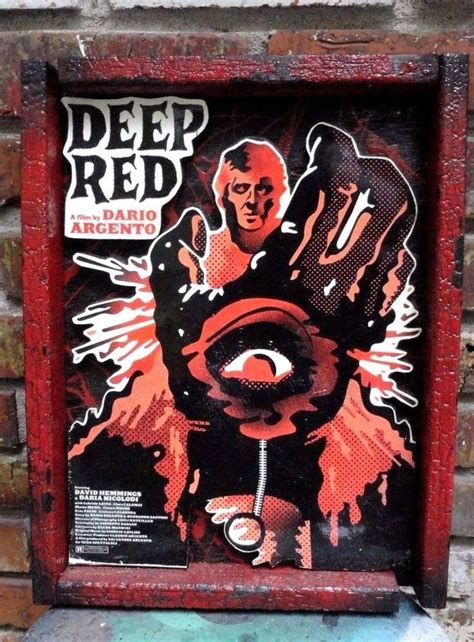 Deep Red > Wood Poster > Giallo movies > Dario Argento > Horror movies ...