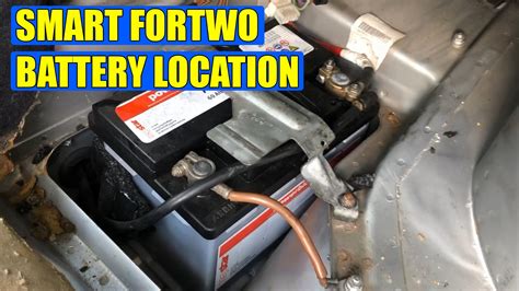 Smart Fortwo battery location - VIDEO - Tutoriale din service