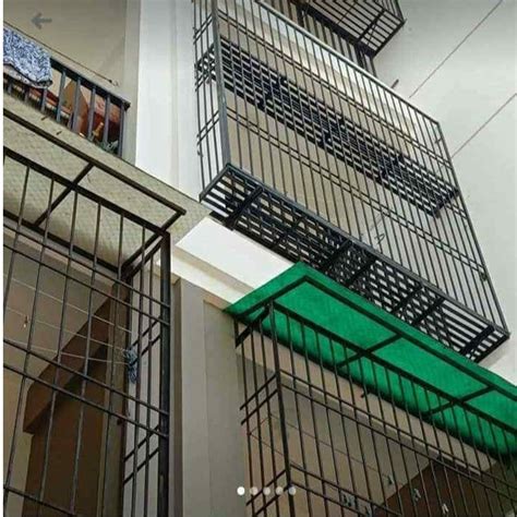 Mild Steel Balcony Grill Fabrication installation Service at Rs 90/square feet in Ahmedabad | ID ...