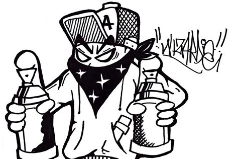 Graffiti Spray Can Characters By Wizard