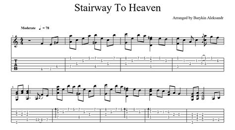 Stairway To Heaven Solo Tab – Telegraph