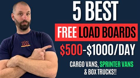 5 Best FREE Load Boards: Cargo Vans, Sprinter Vans, & Box Trucks!! # ...