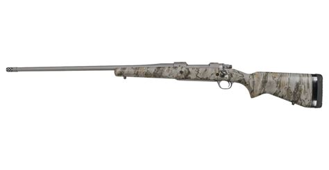 Ruger M77 Hawkeye FTW Hunter 375 Ruger Bolt-Action Rifle with Natural Gear Camo Laminate Stock ...