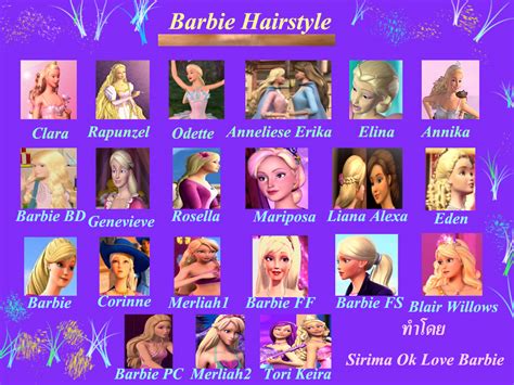 barbie hairstyle - Barbie Movies Fan Art (30594294) - Fanpop