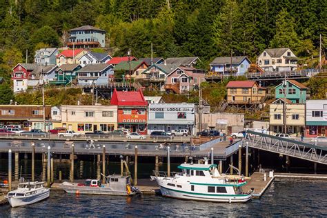 The multi-colored buildings of the Ketchikan Alaska waterfront. See more #photos at 75central ...