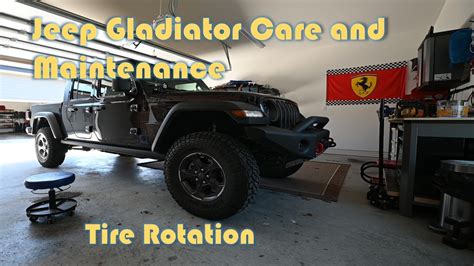 Jeep Gladiator Maintenance: Tire Rotation - YouTube