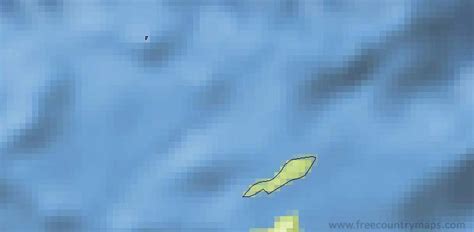 Outline maps of Anguilla : Vector and gif map for YouTube