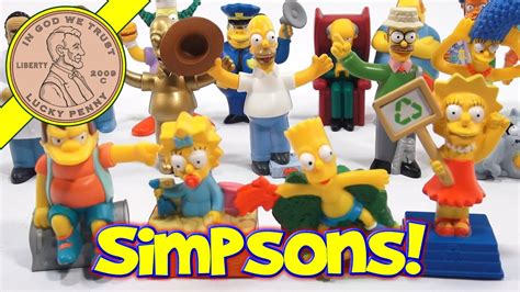 Simpsons Movie Figures 2007 Set, Burger King Kids Meal Toys - YouTube