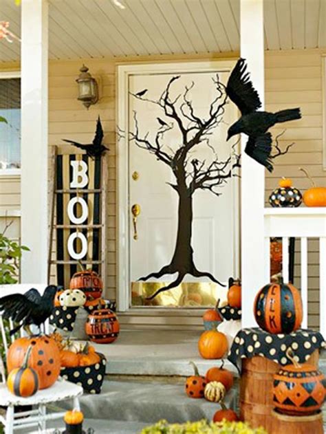 La terrifiante décoration Halloween pour la porte d’entrée | Design Feria