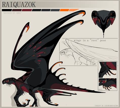 Raiquazok Reference Sheet | Creature artwork, Fantasy creatures, Avatar ...