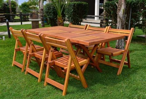 Outdoor Rectangular Folding Table by Forever Redwood | Outdoor dining ...