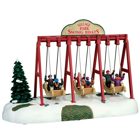 Lemax Village Collection Christmas Village Accessory, Swing Boats, B/O (4.5V)